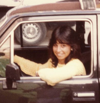 Fausta Bianchi - ragazza al volante della mia prima macchina